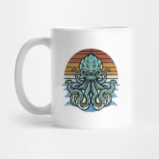 Vintage Kraken Design Mug